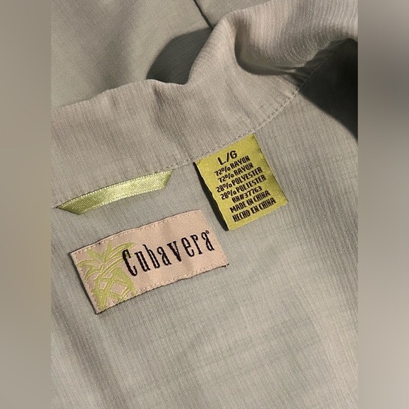 Men's Light Green Casual Button Down Shirt Size Large - Picture 5 of 5